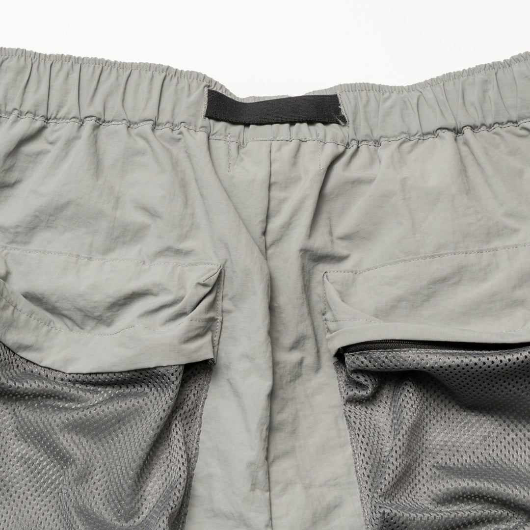 MULTIFUNCTIONAL SHORTS, GRAY
