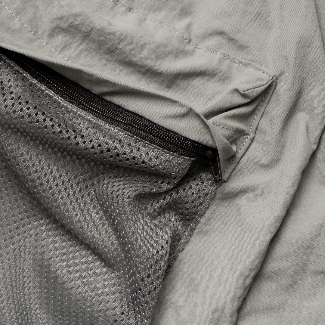 MULTIFUNCTIONAL SHORTS, GRAY