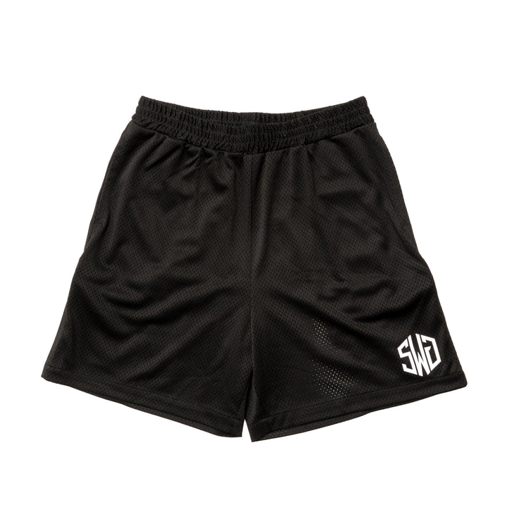 MESH SHORTS, BLACK