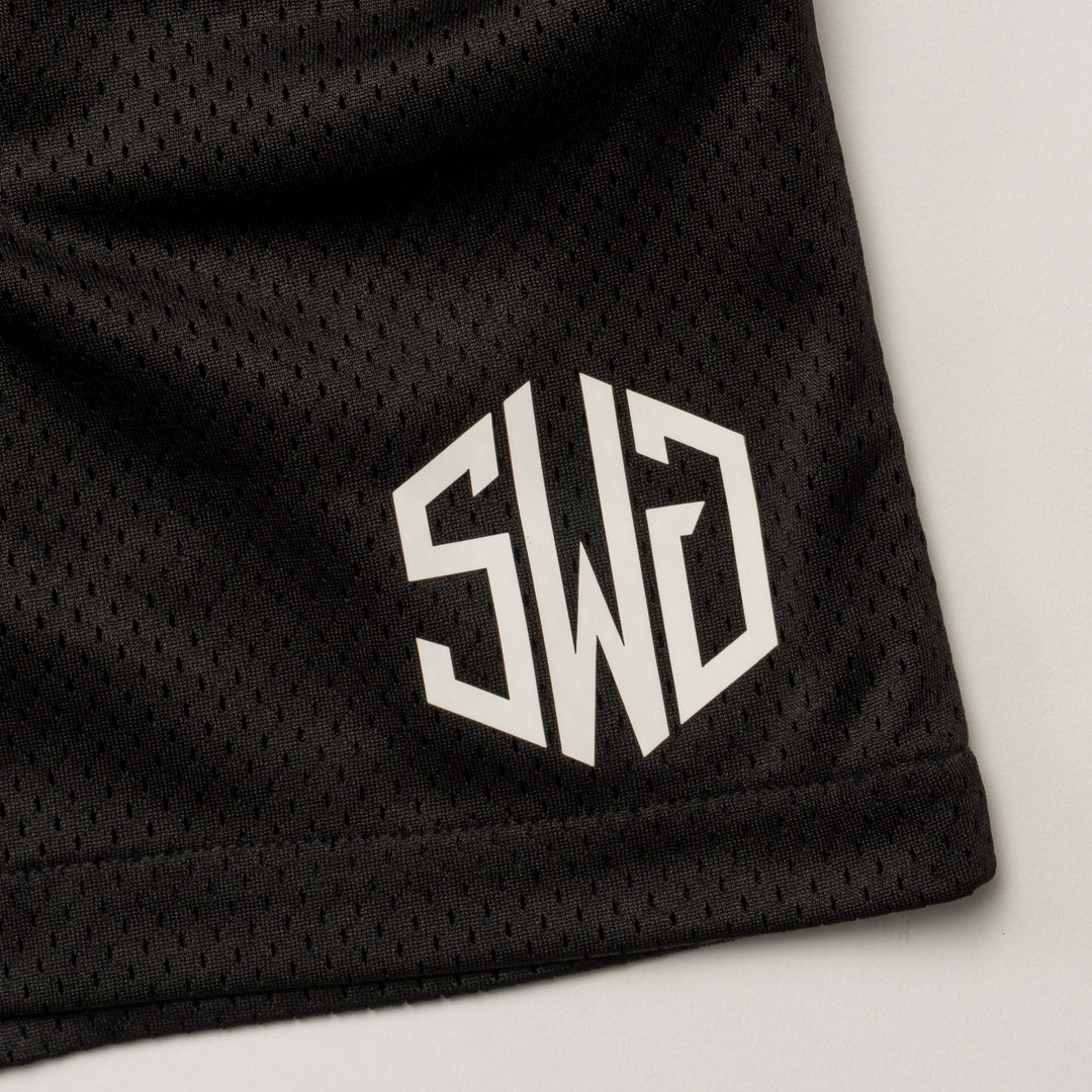 MESH SHORTS, BLACK