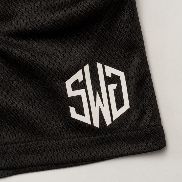 MESH SHORTS, BLACK