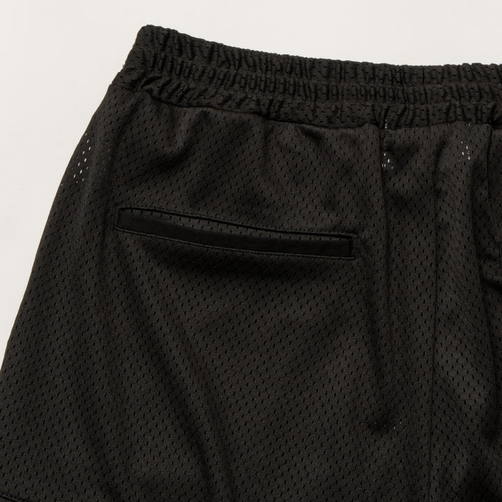 MESH SHORTS, BLACK