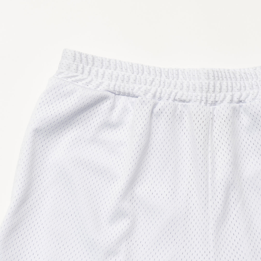 MESH SHORTS, WHITE