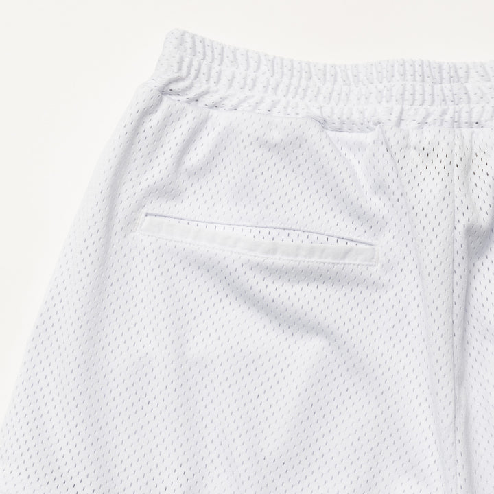 MESH SHORTS, WHITE