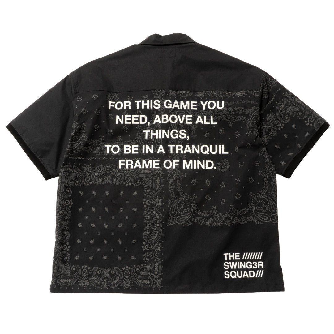 BANDANA SHIRT, BLACK