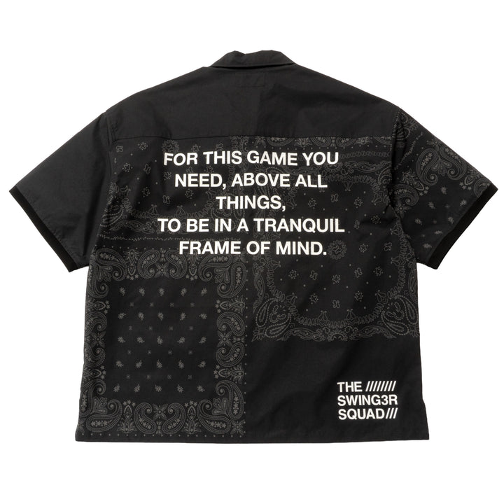 BANDANA SHIRT, BLACK
