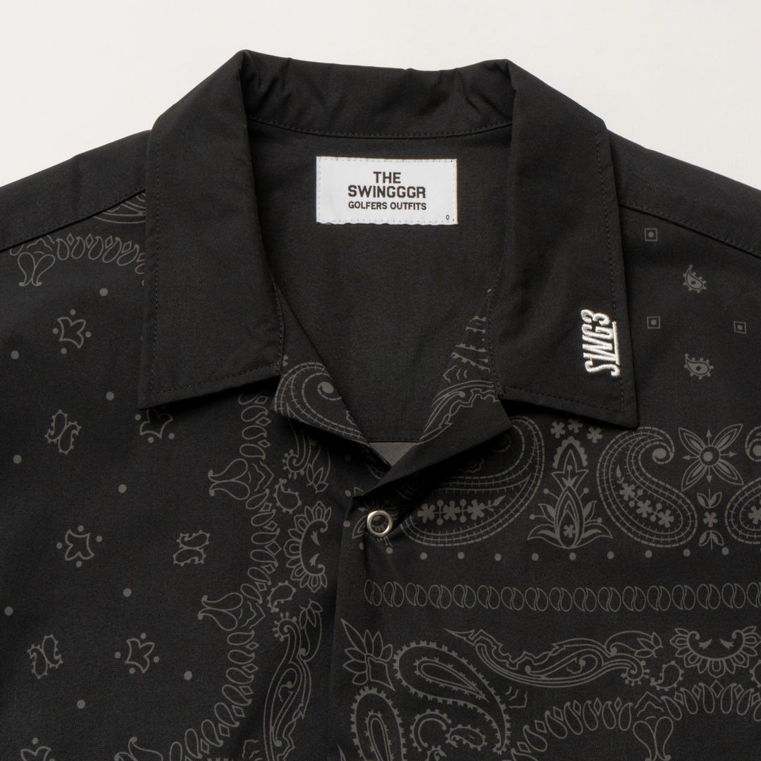 BANDANA SHIRT, BLACK