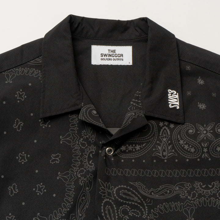 BANDANA SHIRT, BLACK