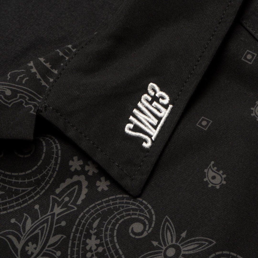 BANDANA SHIRT, BLACK