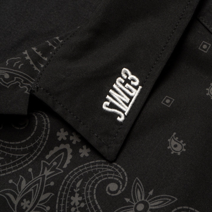 BANDANA SHIRT, BLACK