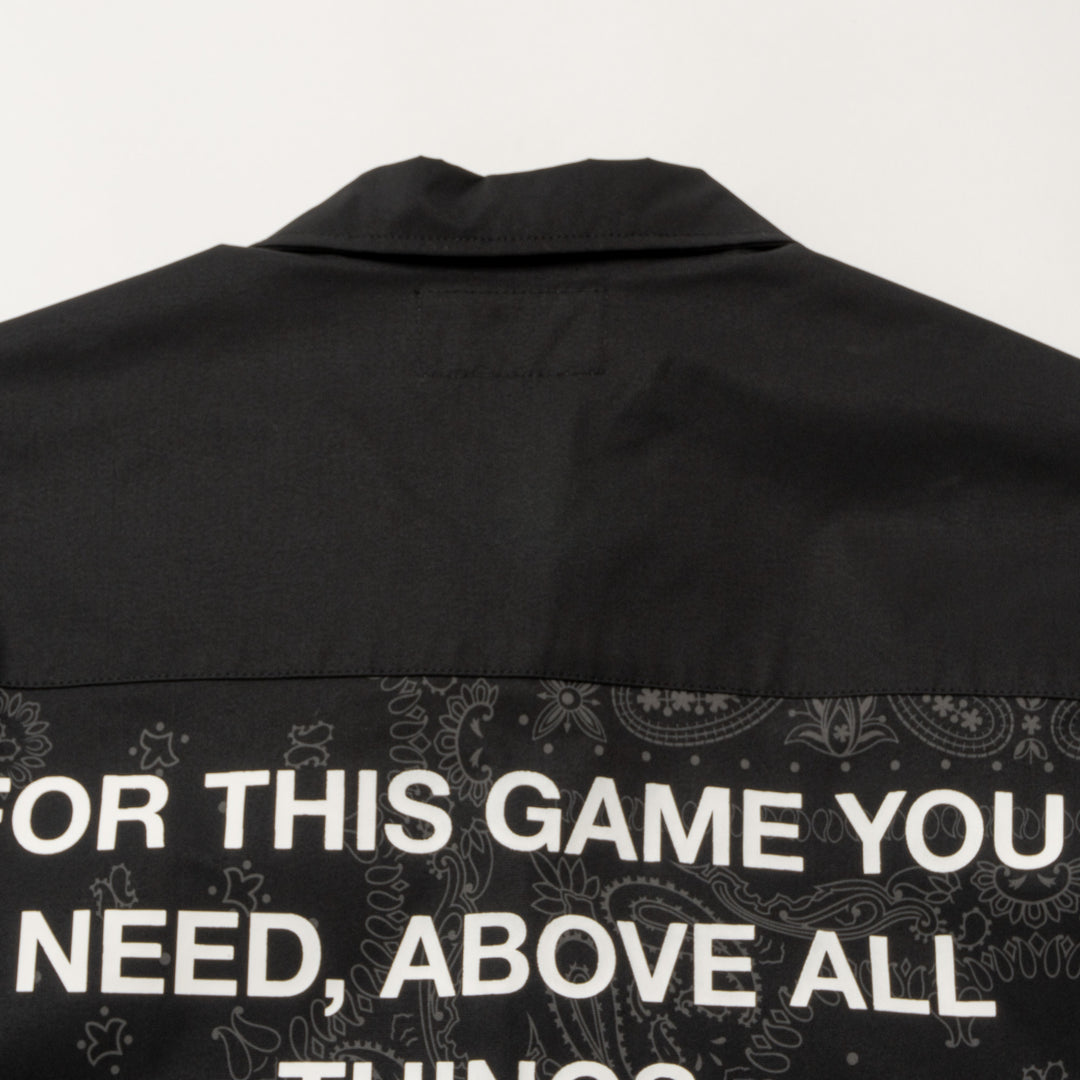 BANDANA SHIRT, BLACK