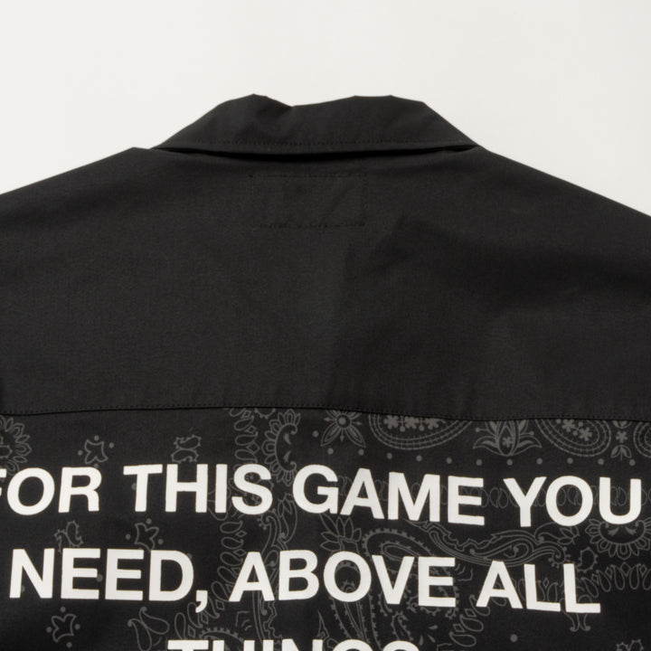BANDANA SHIRT, BLACK