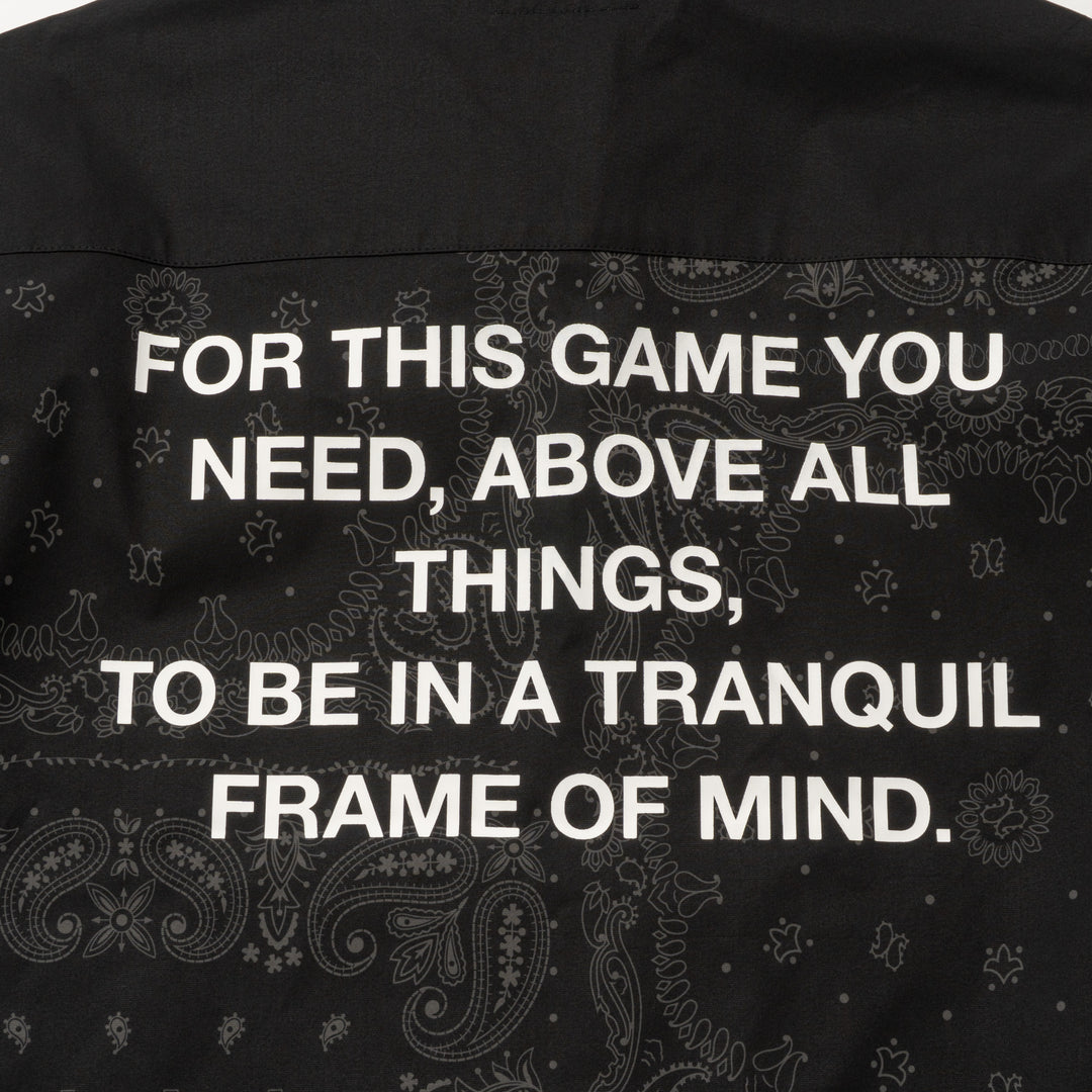 BANDANA SHIRT, BLACK