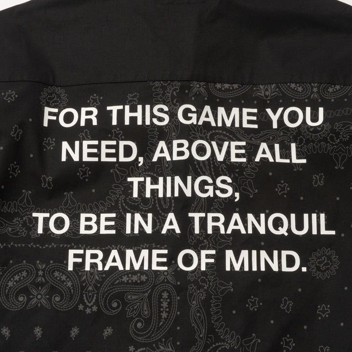 BANDANA SHIRT, BLACK