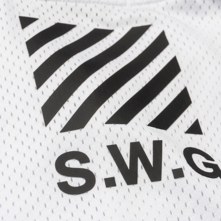 MESH POLO SHIRT, WHITE