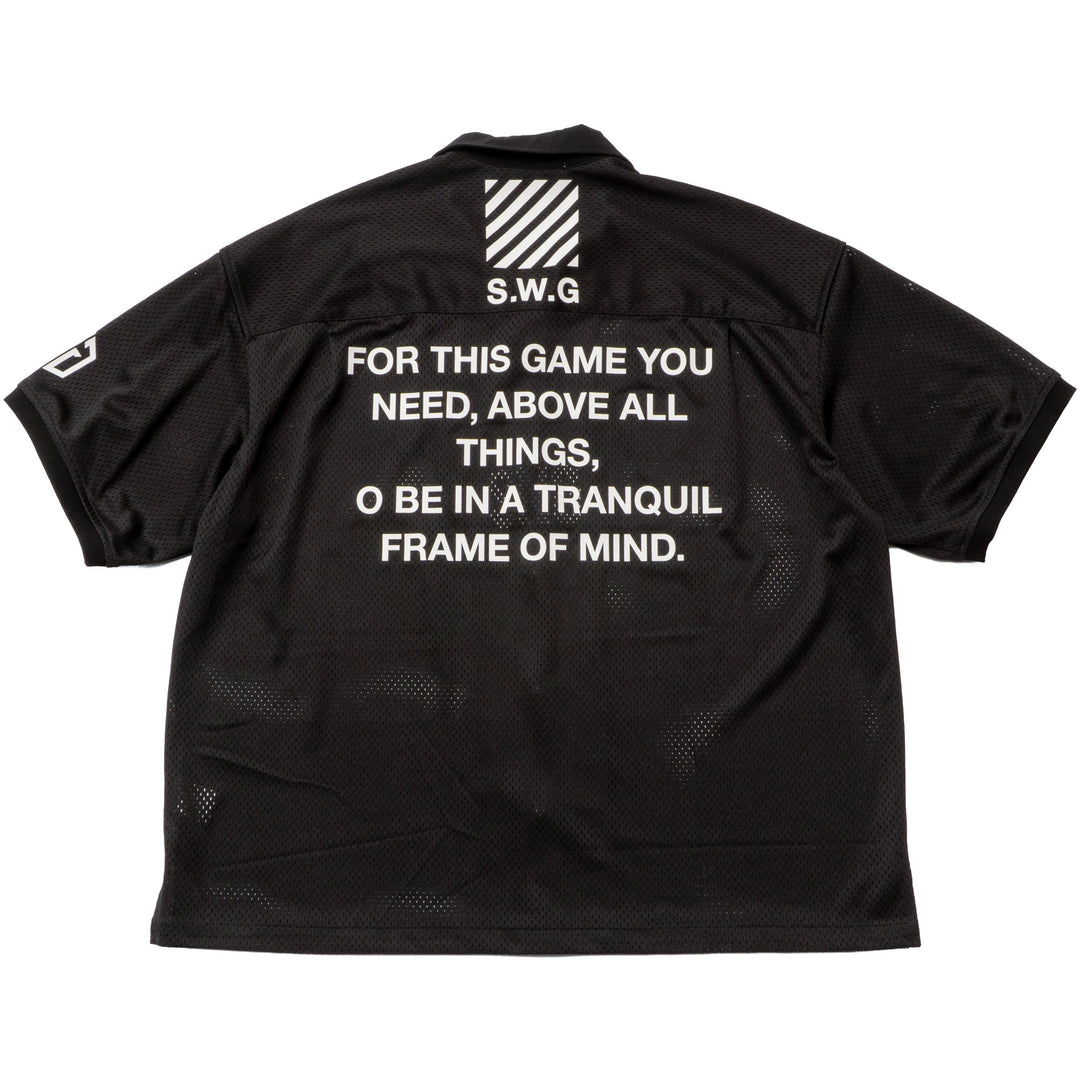 MESH SHIRT, BLACK