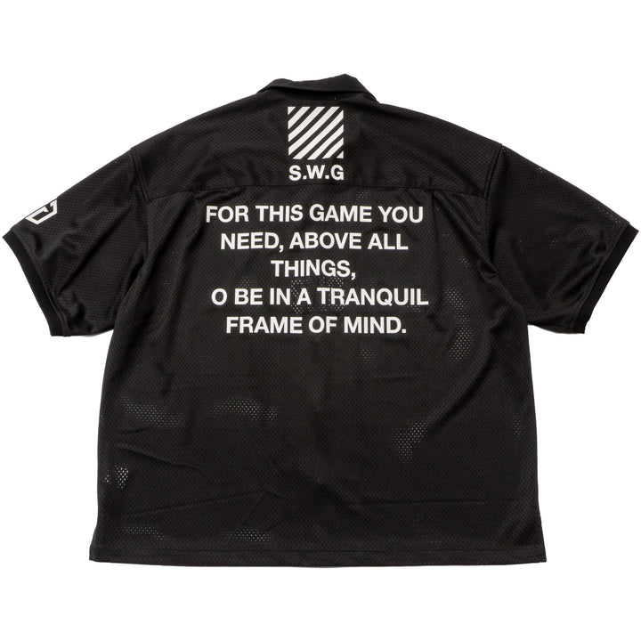 MESH SHIRT, BLACK