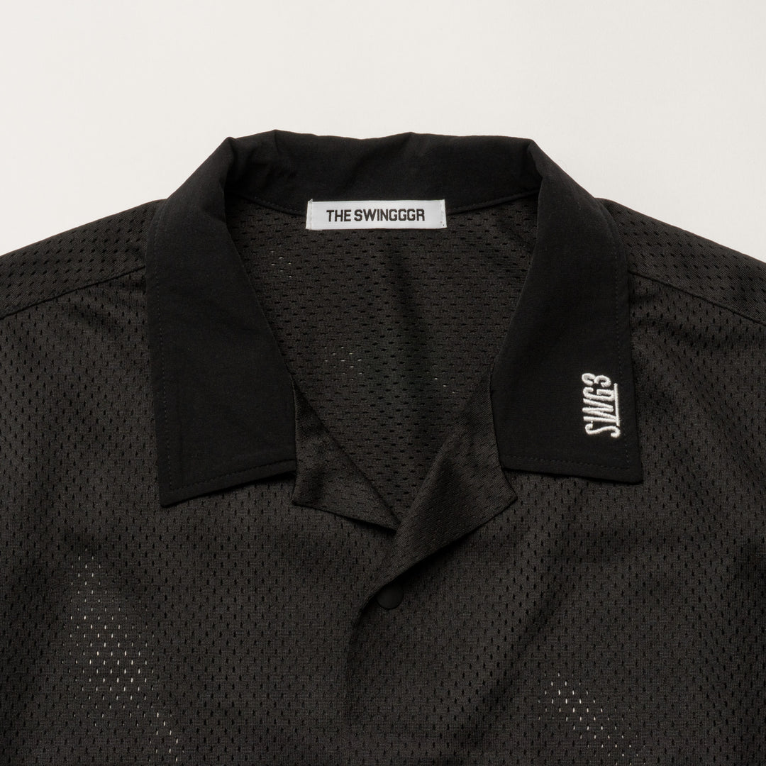 MESH SHIRT, BLACK