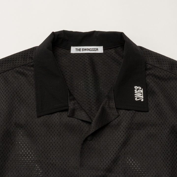 MESH SHIRT, BLACK