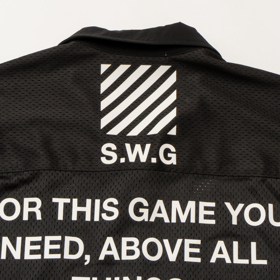 MESH SHIRT, BLACK