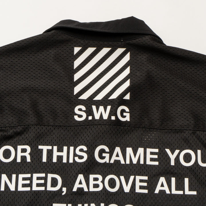 MESH SHIRT, BLACK
