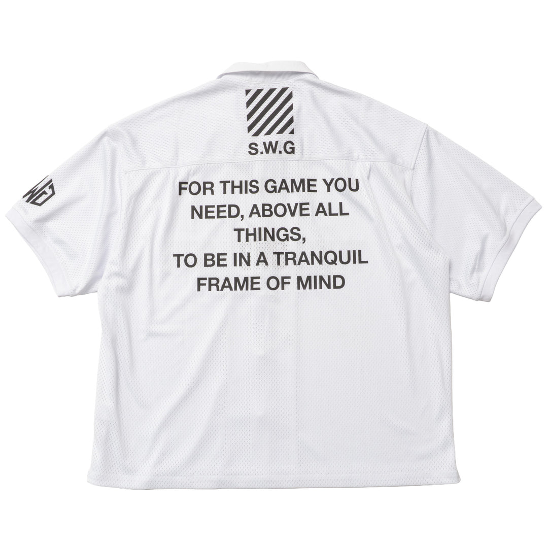 MESH SHIRT, WHITE