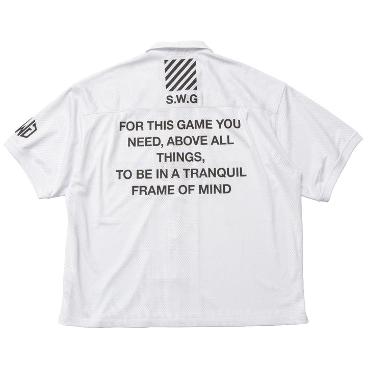 MESH SHIRT, WHITE