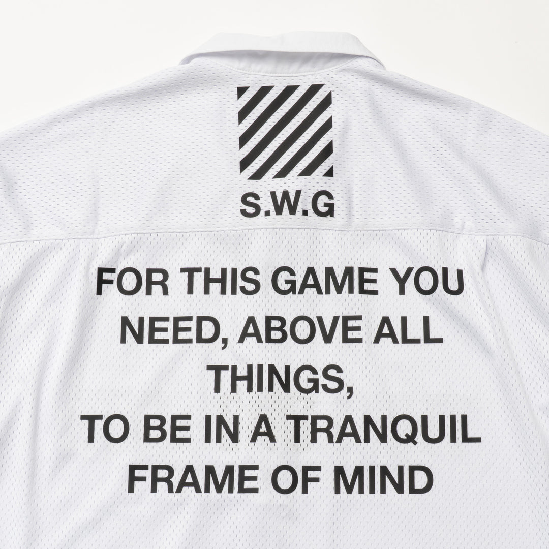 MESH SHIRT, WHITE