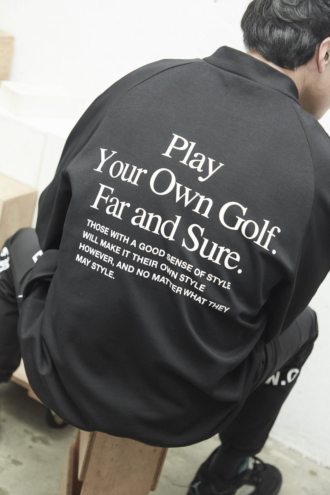 PLAY MOCKNECK L/TEE, BLACK