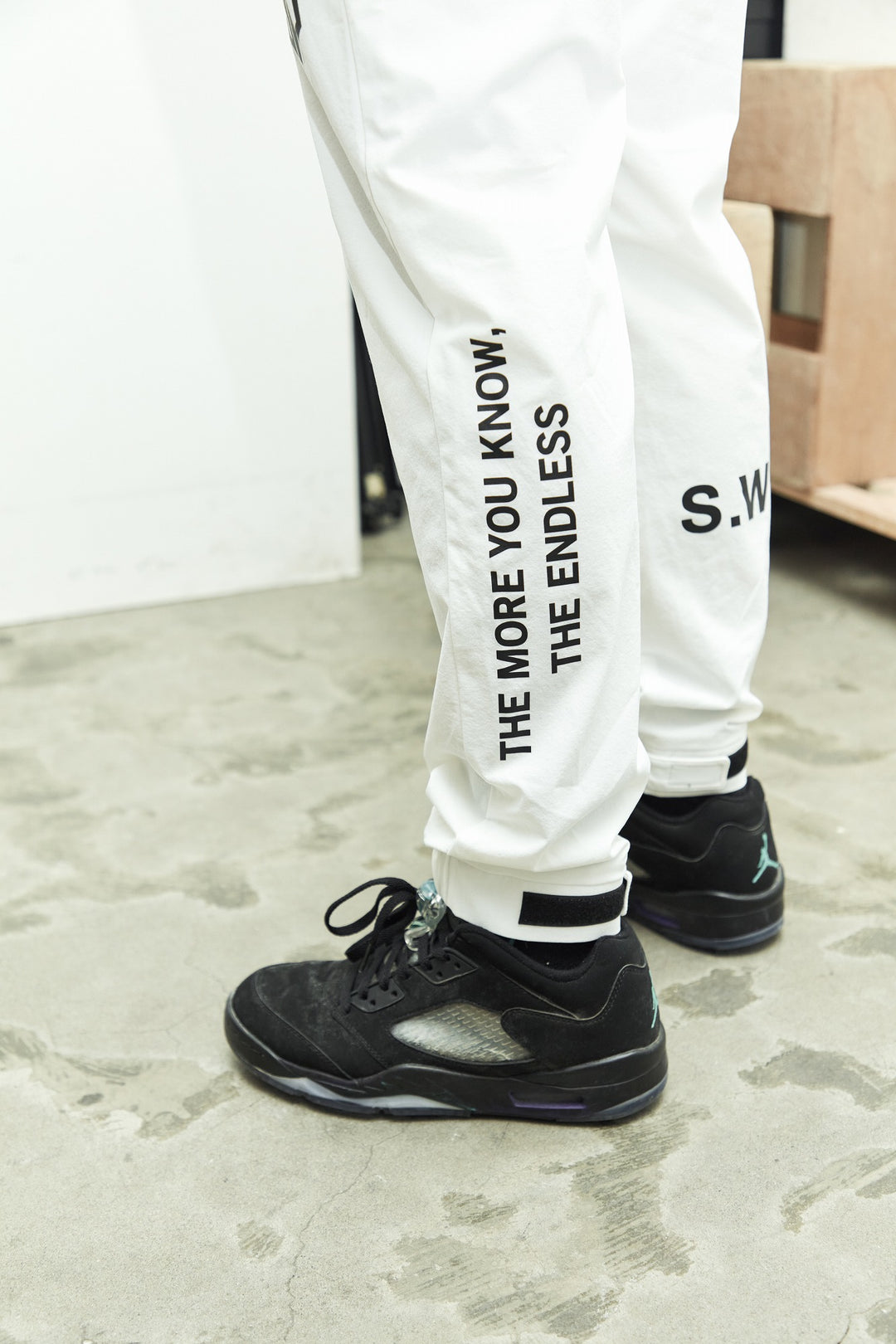STRETCH NYLON PT, WHITE