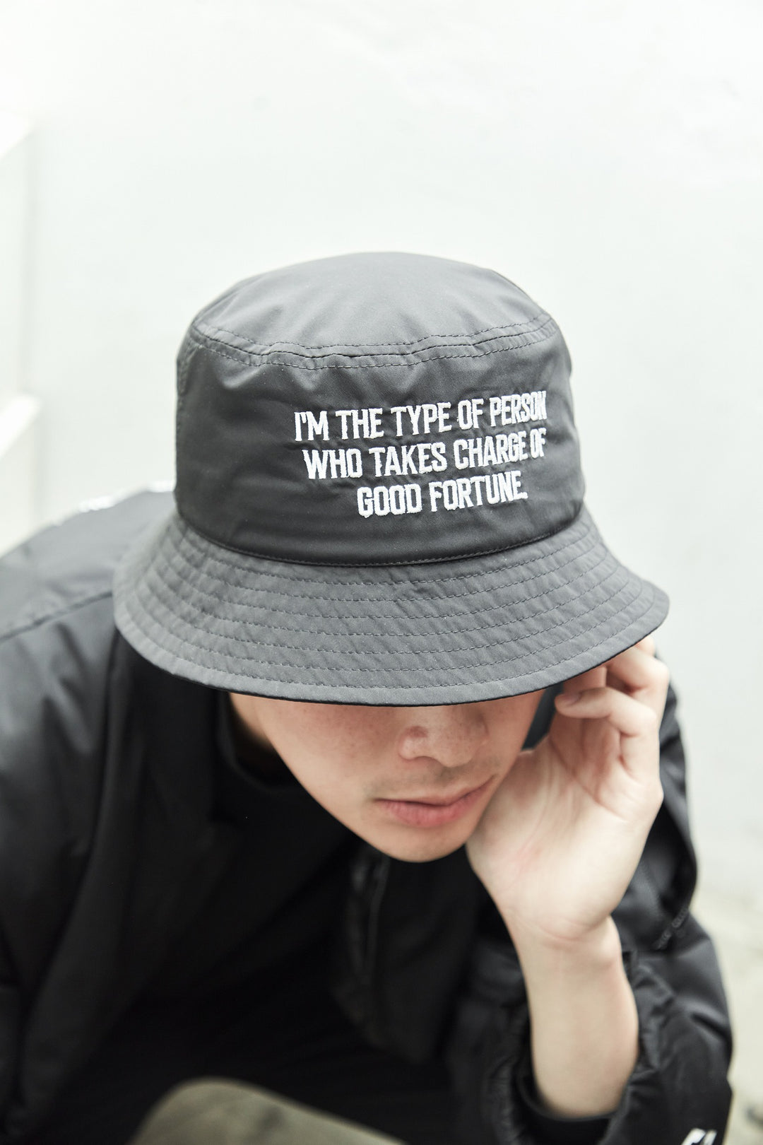 FORTUNE BUCKET HAT, BLACK
