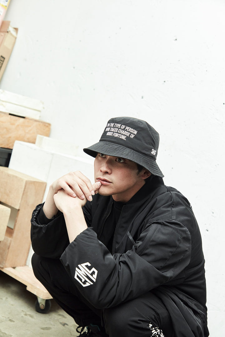 FORTUNE BUCKET HAT, BLACK