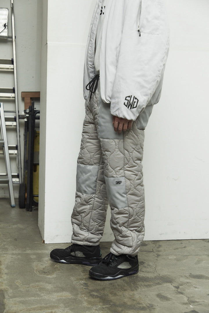 QUILT REVERSIBLE PT, L.GRAY
