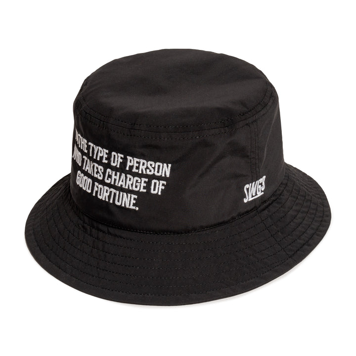 FORTUNE BUCKET HAT, BLACK