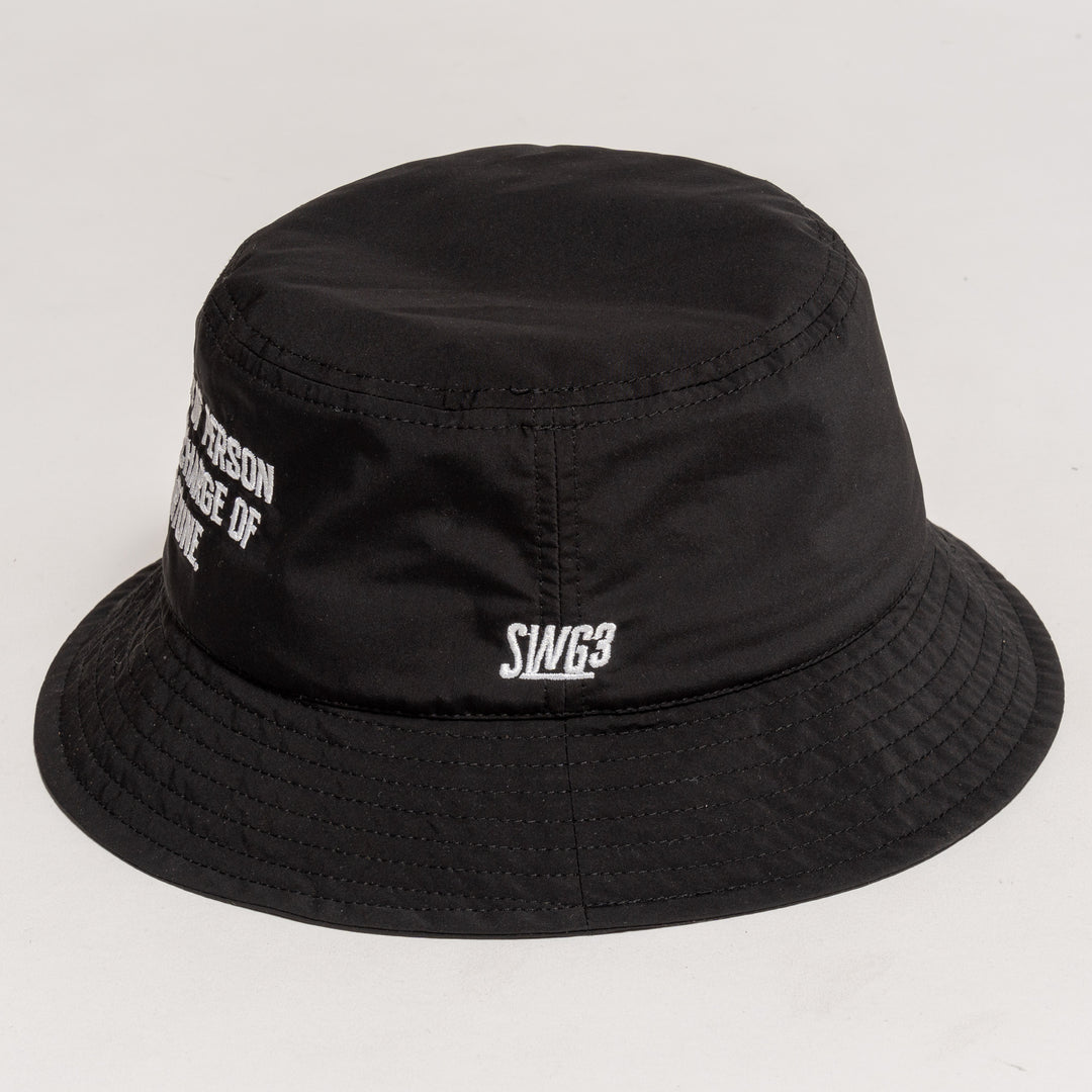 FORTUNE BUCKET HAT, BLACK