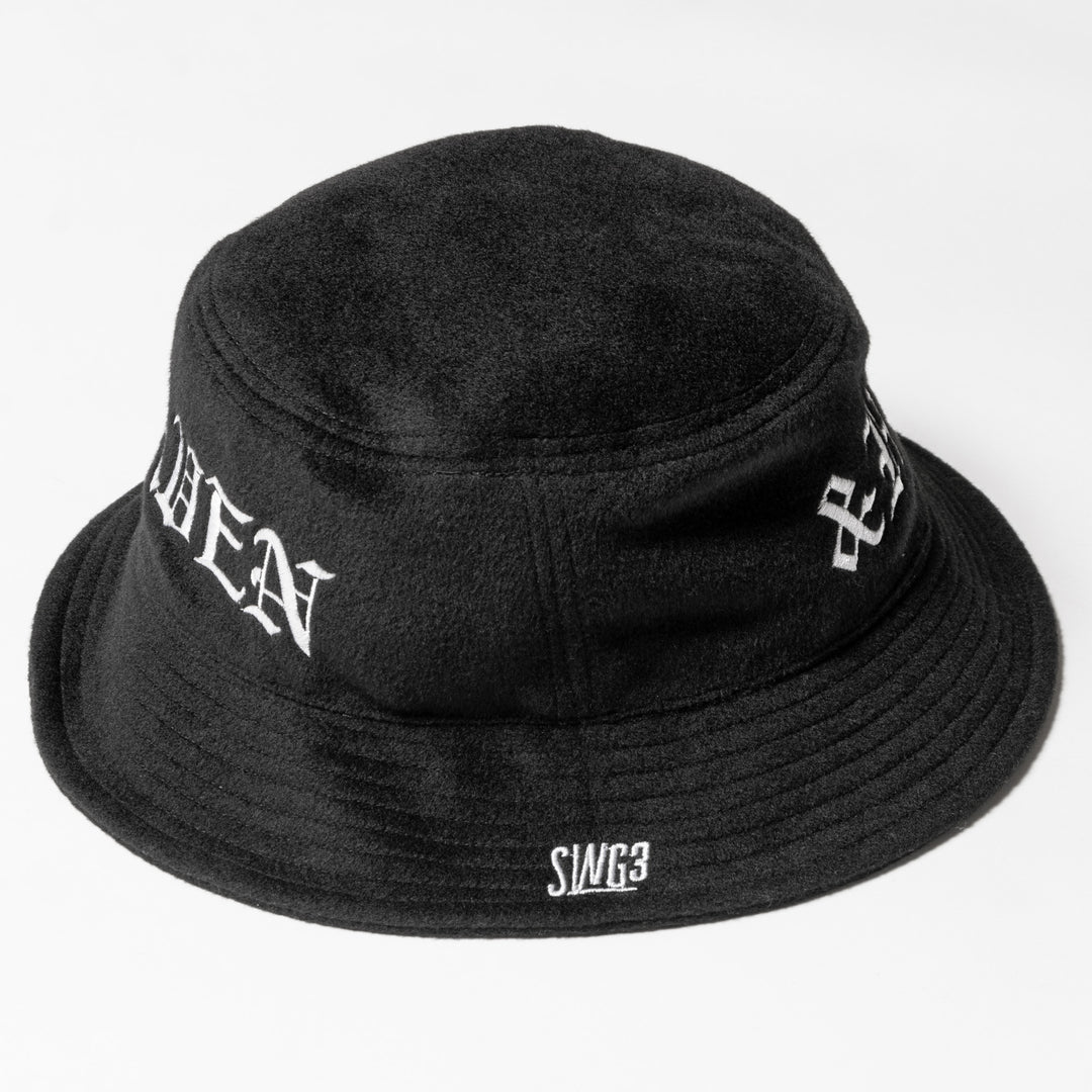 H&H BUCKET HAT, BLACK