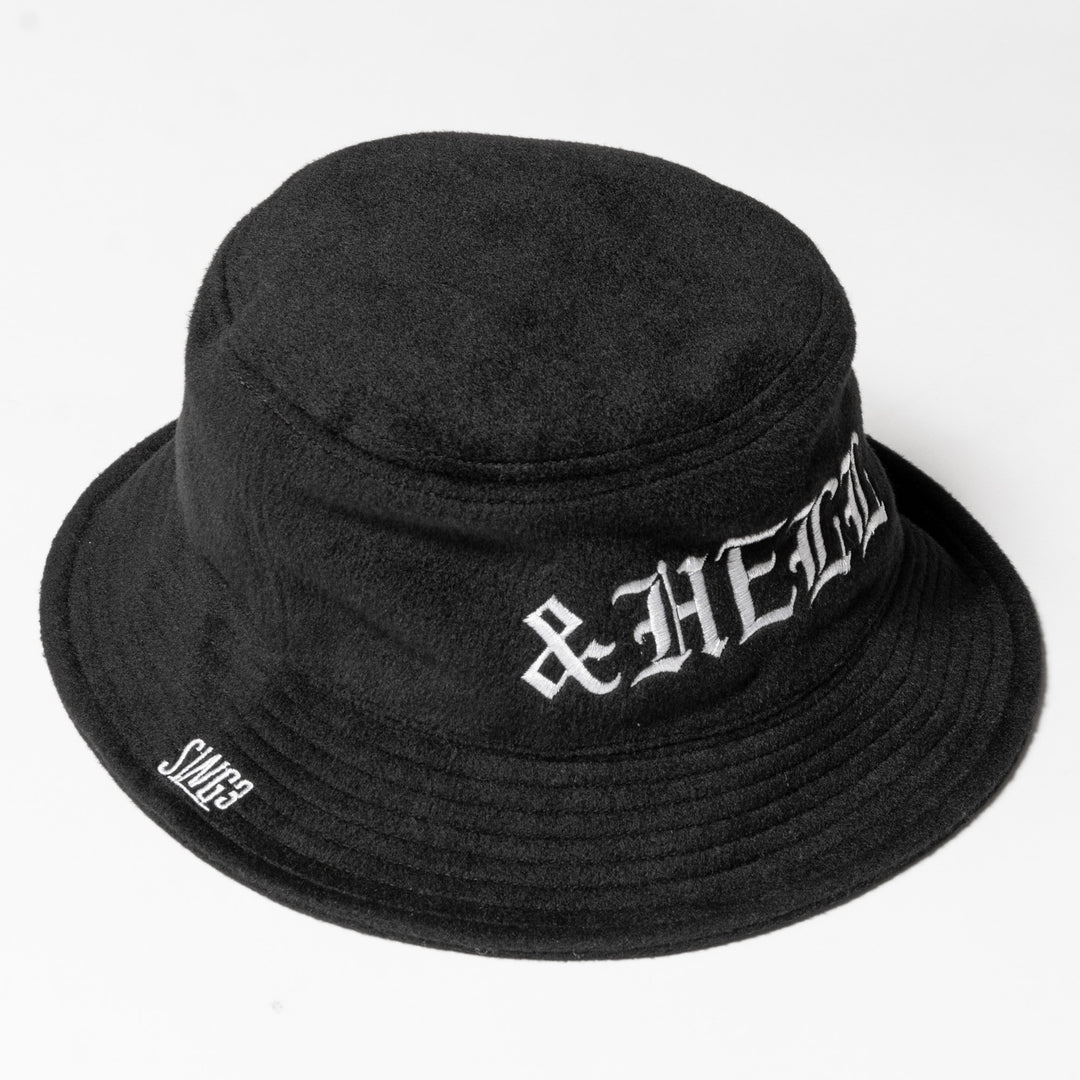 H&H BUCKET HAT, BLACK