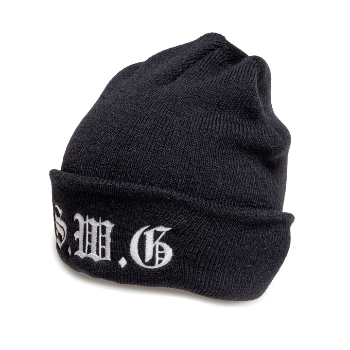 SWG KNIT CAP, BLACK