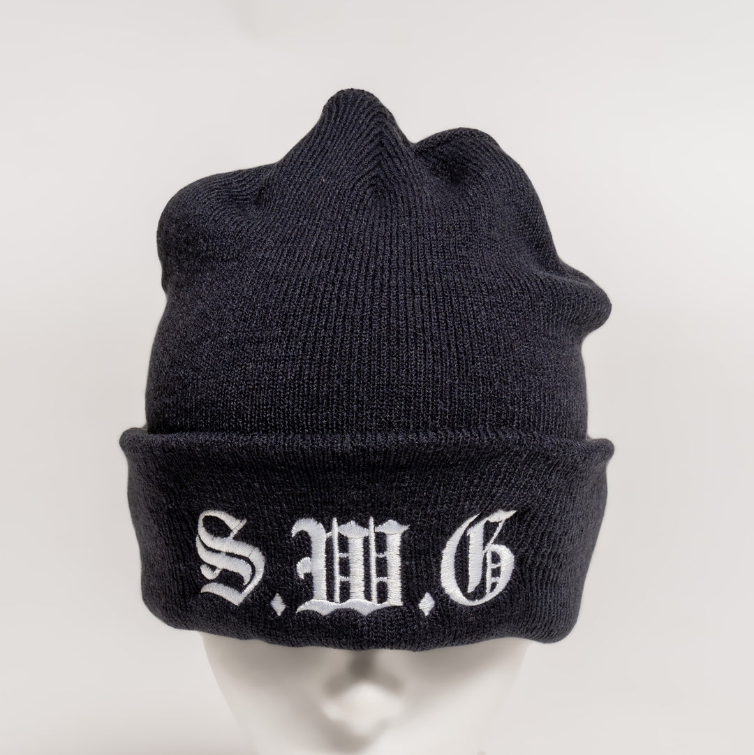 SWG KNIT CAP, BLACK
