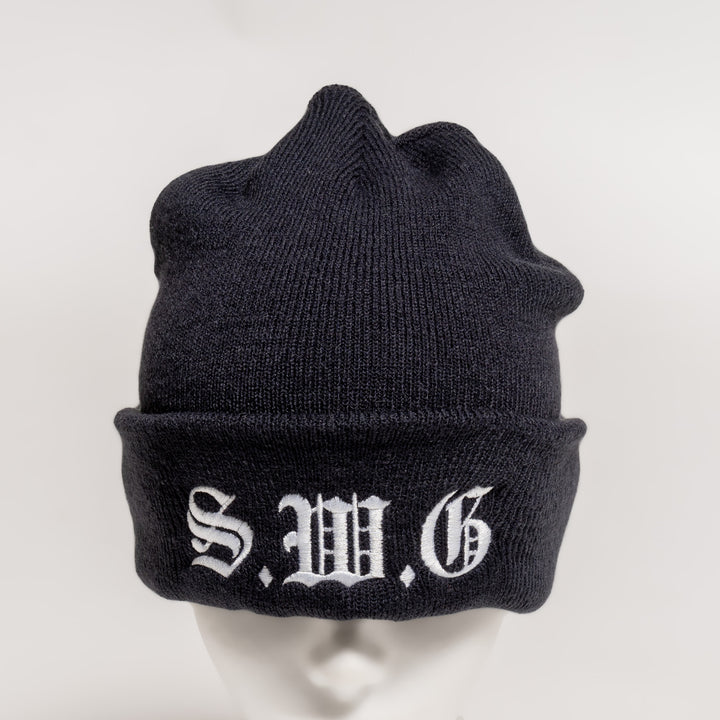 SWG KNIT CAP, BLACK