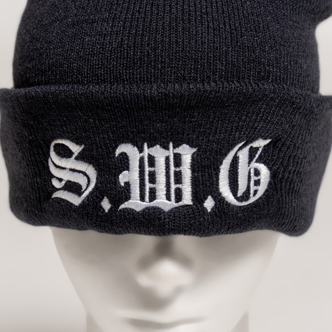 SWG KNIT CAP, BLACK