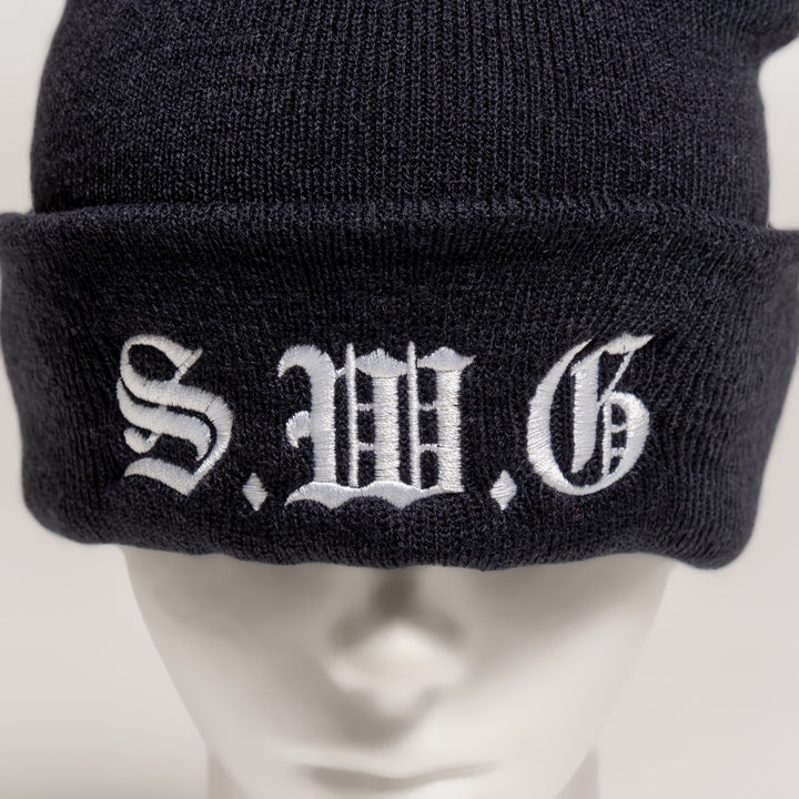 SWG KNIT CAP, BLACK