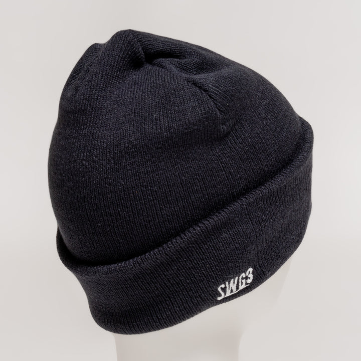 SWG KNIT CAP, BLACK