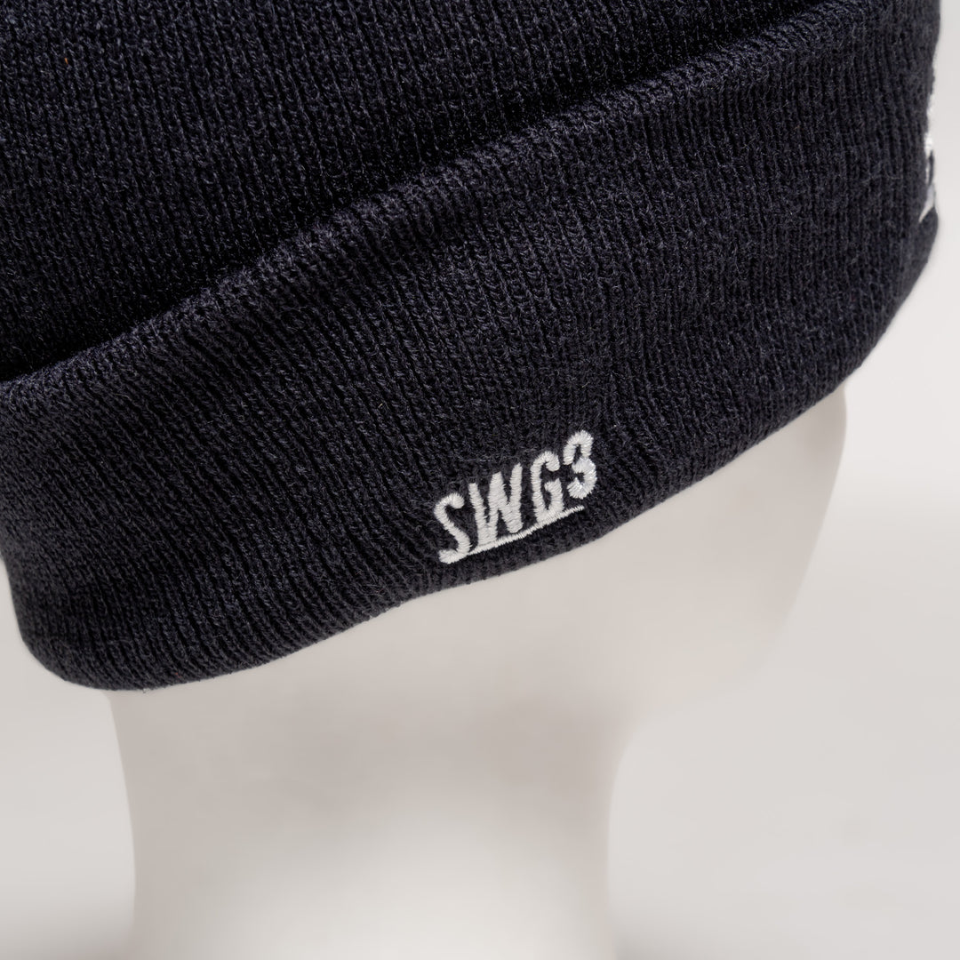 SWG KNIT CAP, BLACK