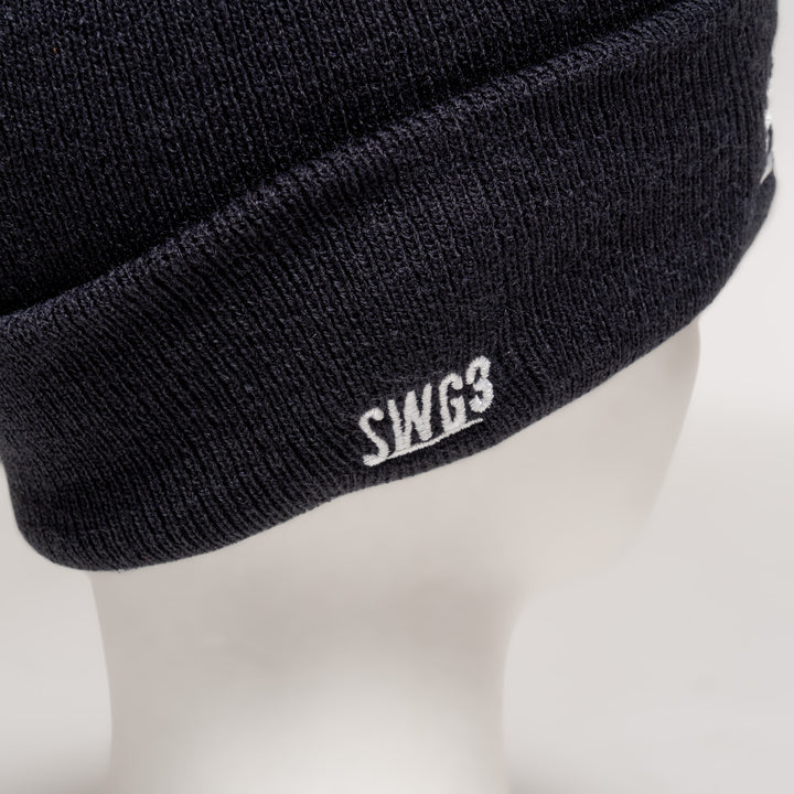 SWG KNIT CAP, BLACK