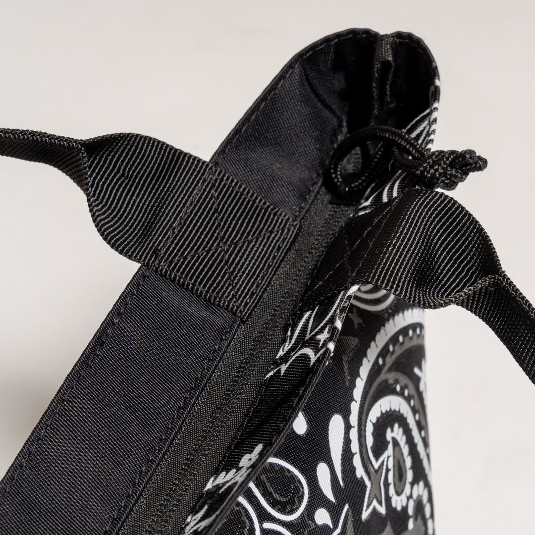 PAISLEY MINI TOTE, BLACK