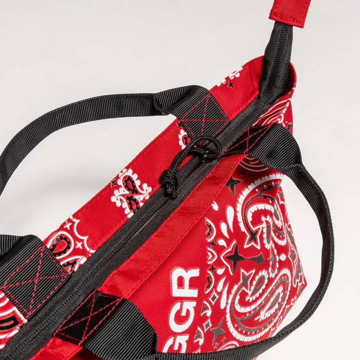 PAISLEY MINI TOTE, RED