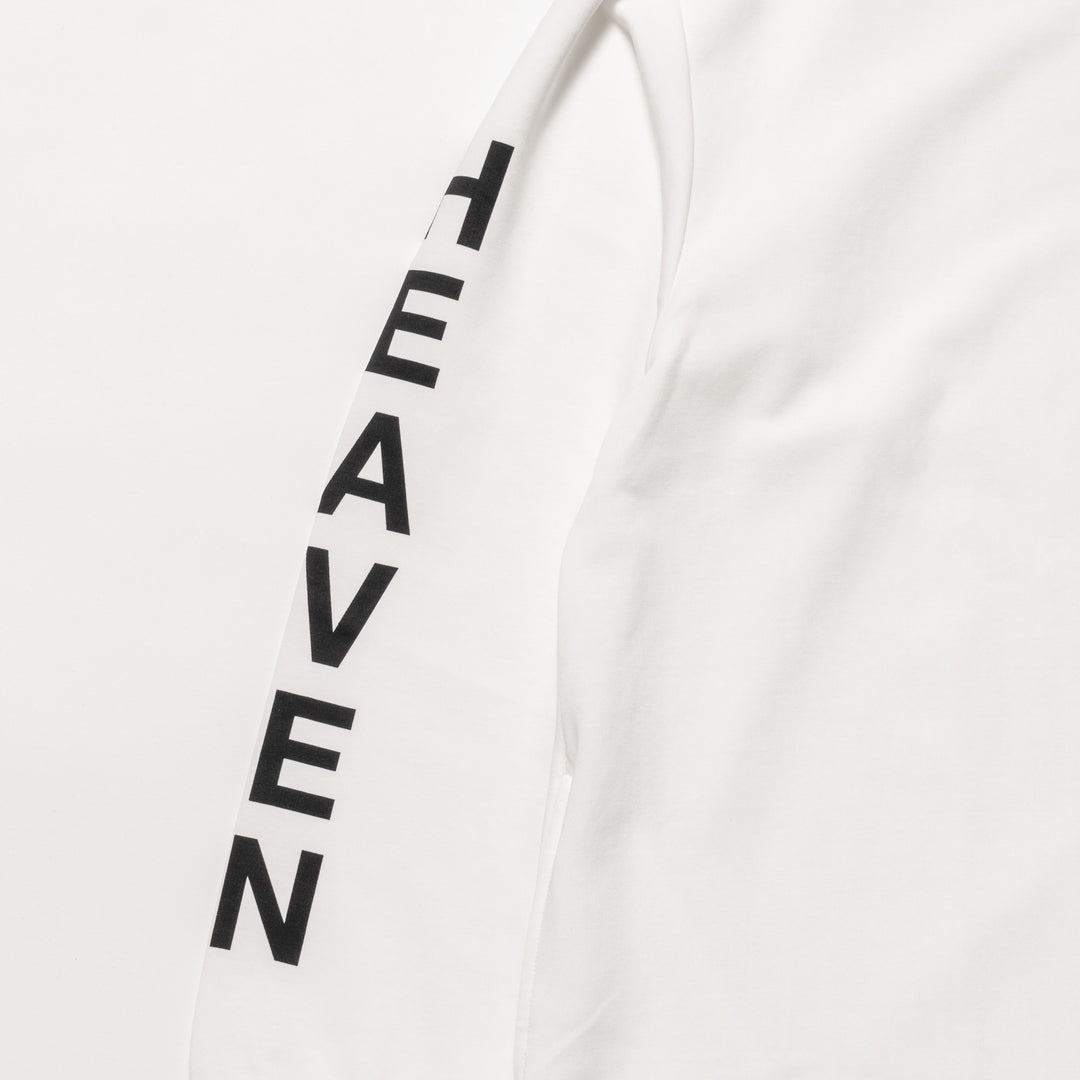 H&H MOCKNECK L/TEE, WHITE