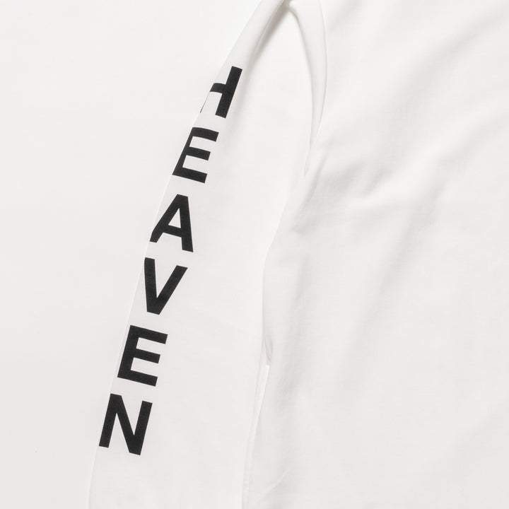 H&H MOCKNECK L/TEE, WHITE