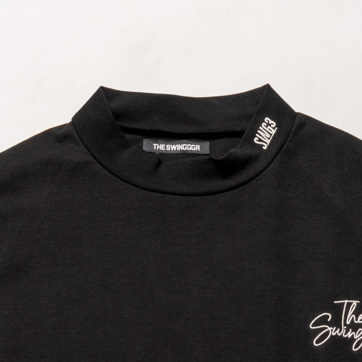 PLAY MOCKNECK L/TEE, BLACK